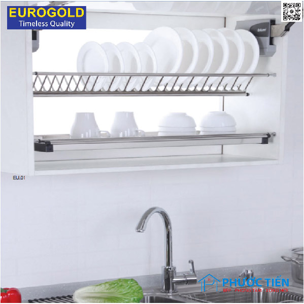 Giá để bát đĩa tủ trên cao cấp Eurogold - EU01070